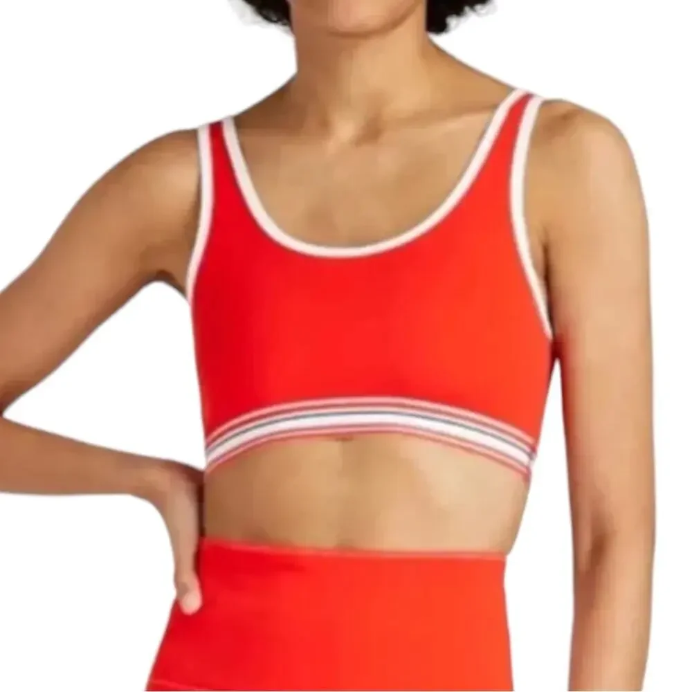 Solid & Striped womens small high tide sports bra set workout lulu gym new